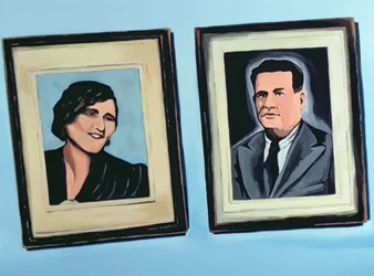 Cuban Portrait #2, 1996 (akryl på duk)